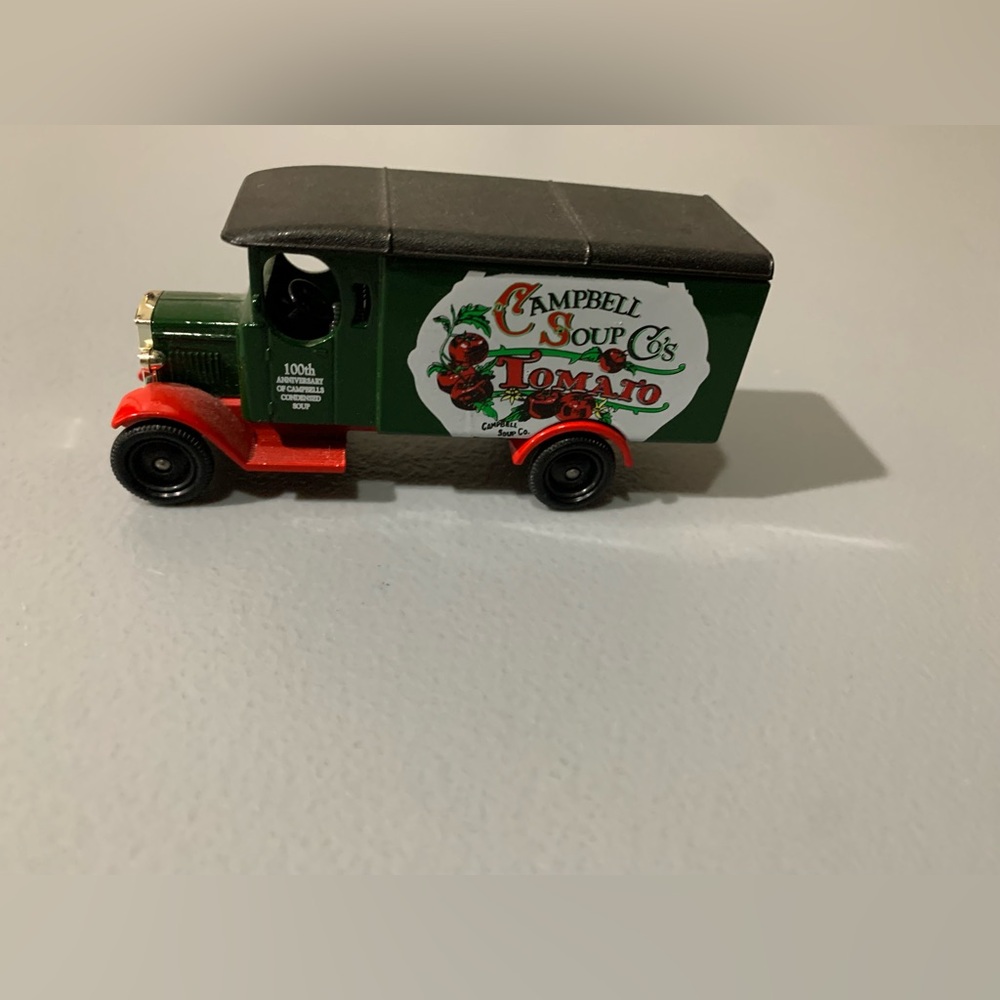 Campbell's Kids Toy Delivery Truck - Green and Red